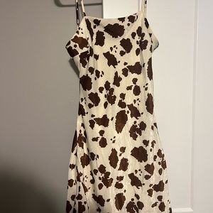 Cow print dress worn once